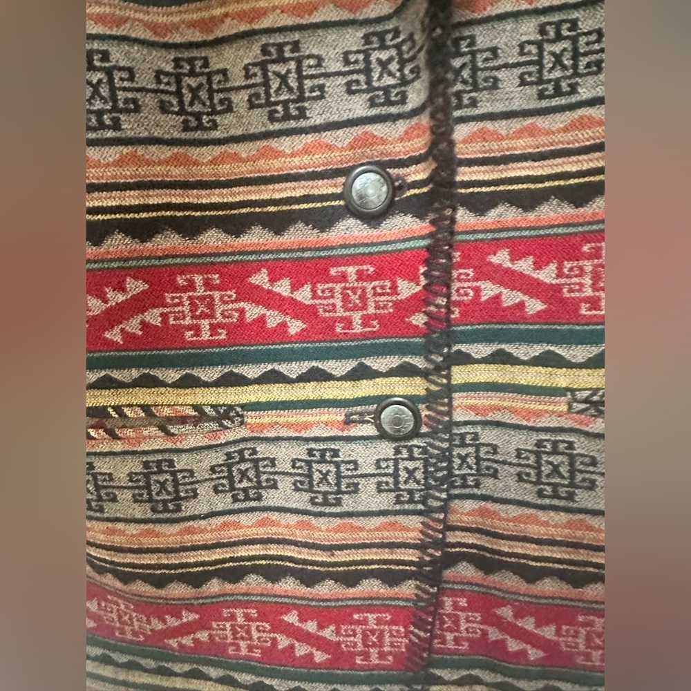Knockabouts by Pendleton Vintage Woman Southwestern Aztec Blazer Sz 10 - Picture 9 of 17